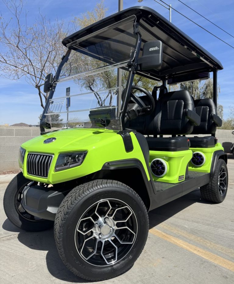 2025 LITHIUM Street Ready Golf Cart, Fully Loaded Evolution Red Ranger 4 PLUS with Carplay! 0% Financing!- Phoenix