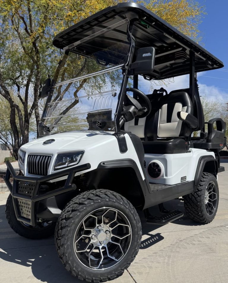2025 LITHIUM Street Ready Golf Cart, Fully Loaded Evolution Maverick 2+2 PLUS with Carplay! 0% Financing!- Phoenix
